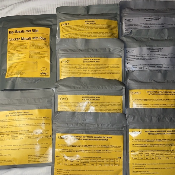 Danish MRE Camping Survival Meals - Picture 1 of 5
